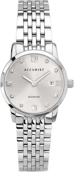 Accurist Signature Ladies Watch with Diamond Set Sunray Dial 8352