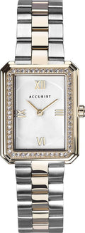Accurist Signature Classic Ladies Watch with White Dial and Two Tone Bracelet 8362S