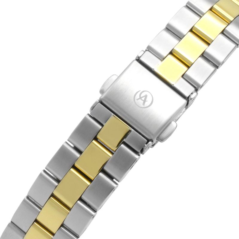 Accurist Signature Classic Ladies Watch with White Dial and Two Tone Bracelet 8362S