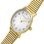Accurist Classic Ladies Watch with Easy Read Dial and Gold Bracelet 8369