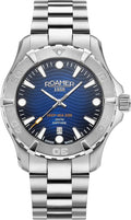 Roamer Deep Sea 200 Mens Watch with Blue Dial and Silver Bracelet 860833 41 45 70