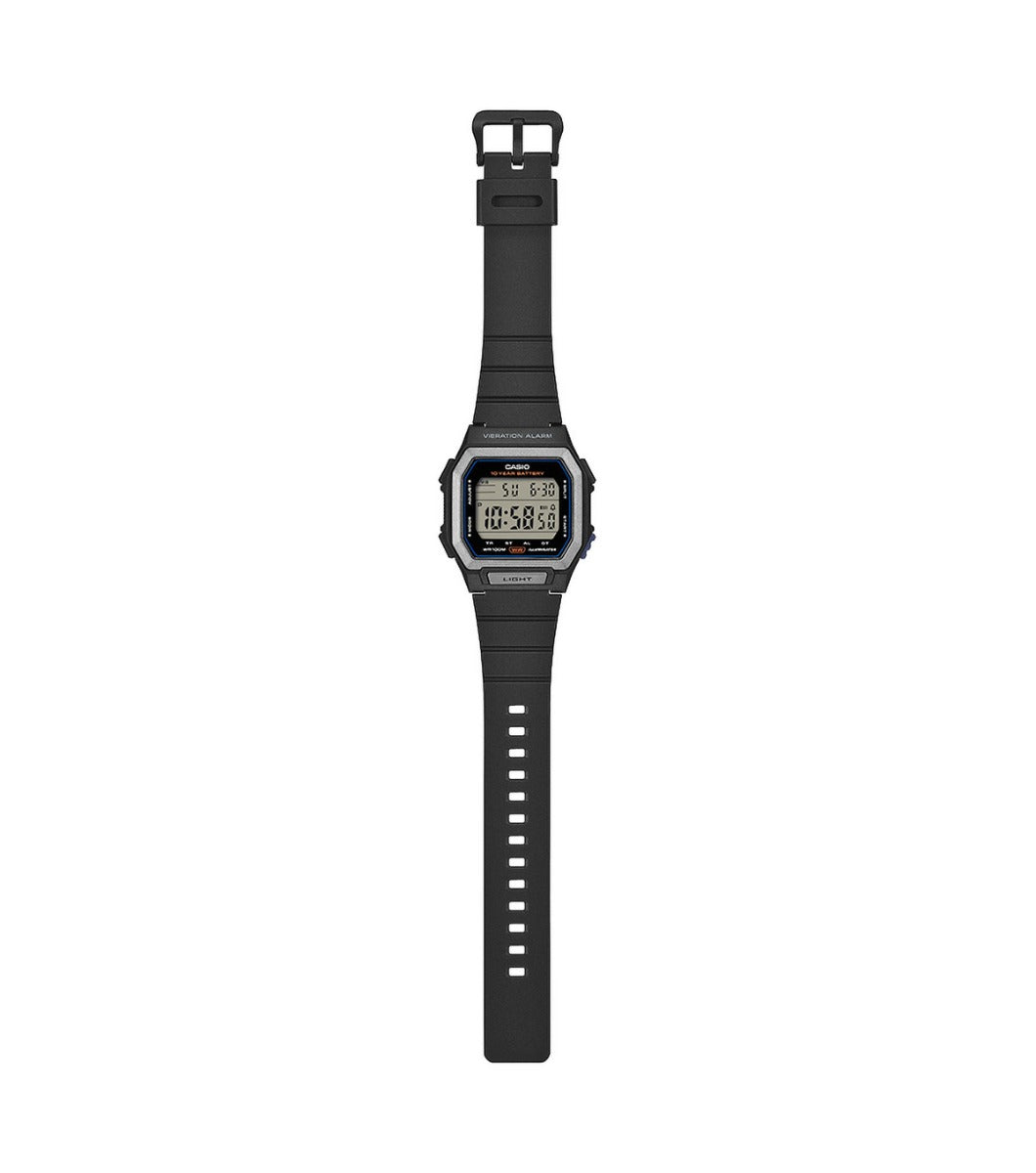 Casio Collection Mens Digital Watch with Black Strap W-738H-1AVEF