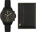 Tickers Boys Watch with Black Dial and Black Silicone Strap ATK1055