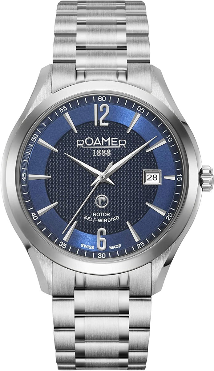 Roamer Mens Automatic Watch with Blue Dial 953660 41 44 90