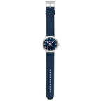 Mondaine Classic Mens Watch with Blue Dial and Blue Strap A660.30360.40SBD