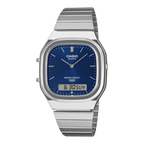 Casio Collection Mens Analogue-Digital Watch with Blue Dial and Silver Strap AQ-240E-2A2EF