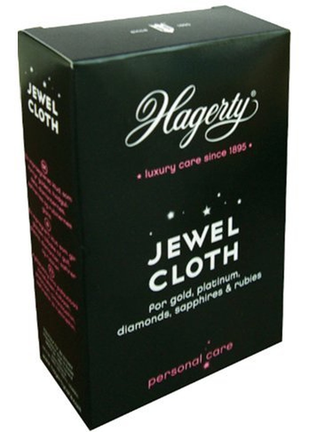Hagerty Jewel cloth for Cleaning Yellow, White, or Rose Gold 30 x 36cm