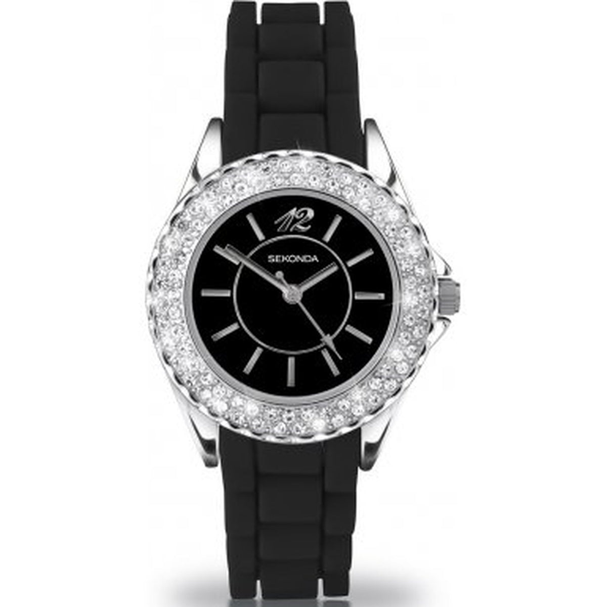 Sekonda Party Time Moonlight Black Ladies Watch 4305.27