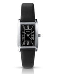 Sekonda Black Dial and Black Leather Strap Analogue Ladies Watch 4026.22