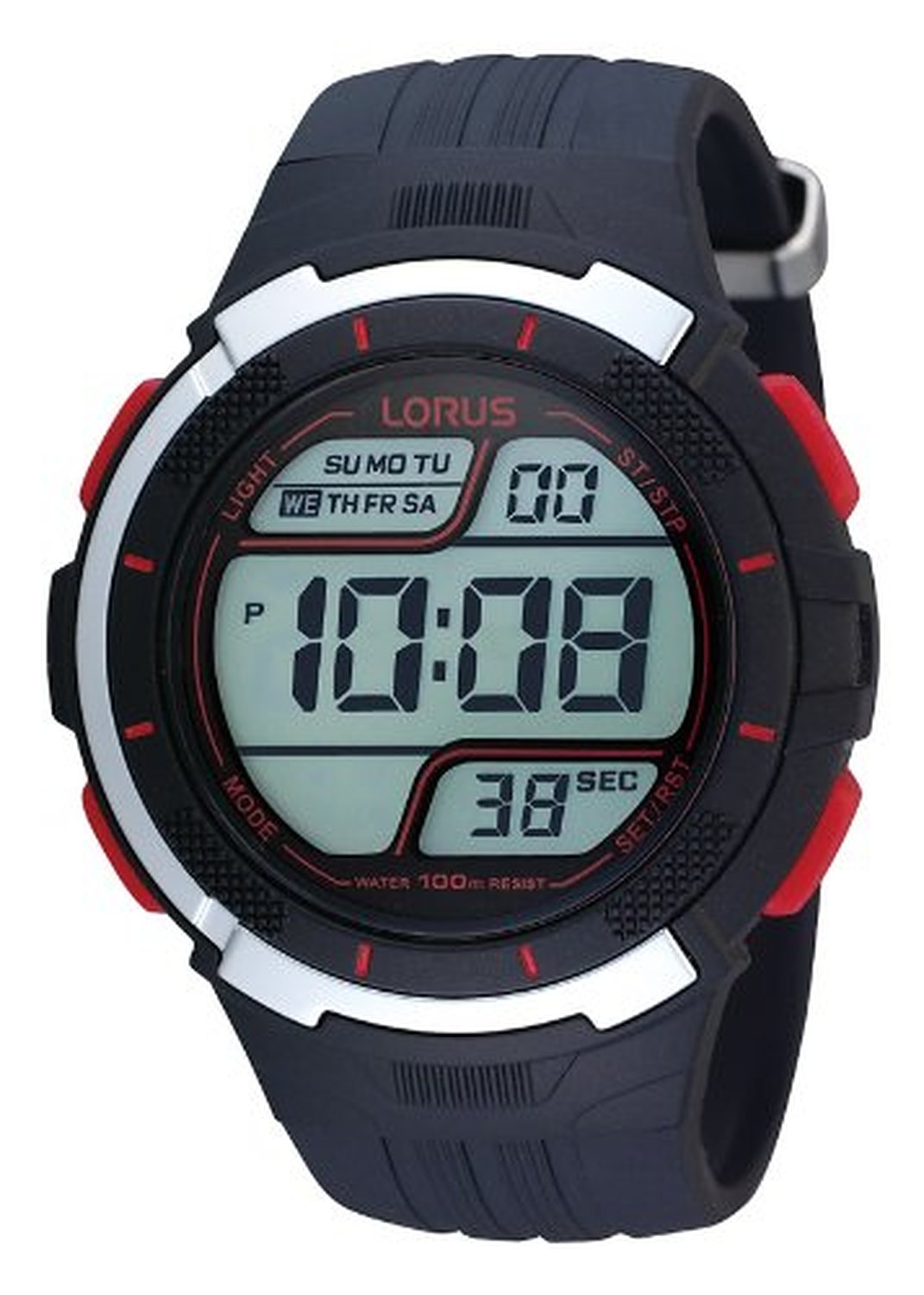 Lorus Black Gents Watch R2353EX9