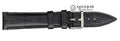 Strap Orologio Saffiano Vacchetta Lledr Dilys Effaith Grawn Du Ansawdd Uchel 18mm