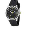 MS860BB Gents Accurist Black Silicon Strap Watch