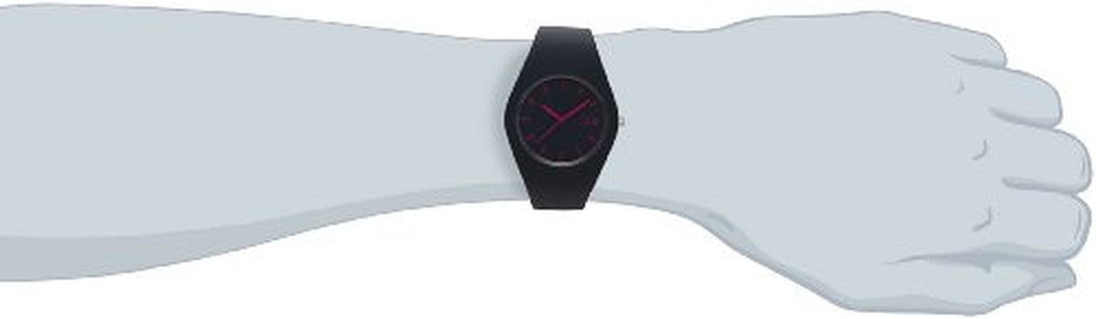 Ice-Watch Unisex Quartz Watch with Grey Dial Analogue Display and Grey Silicone Strap ICE.GY.U.S.12
