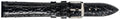 Apollo Black Gents Genuine Leather 18mm Croco Watch Strap