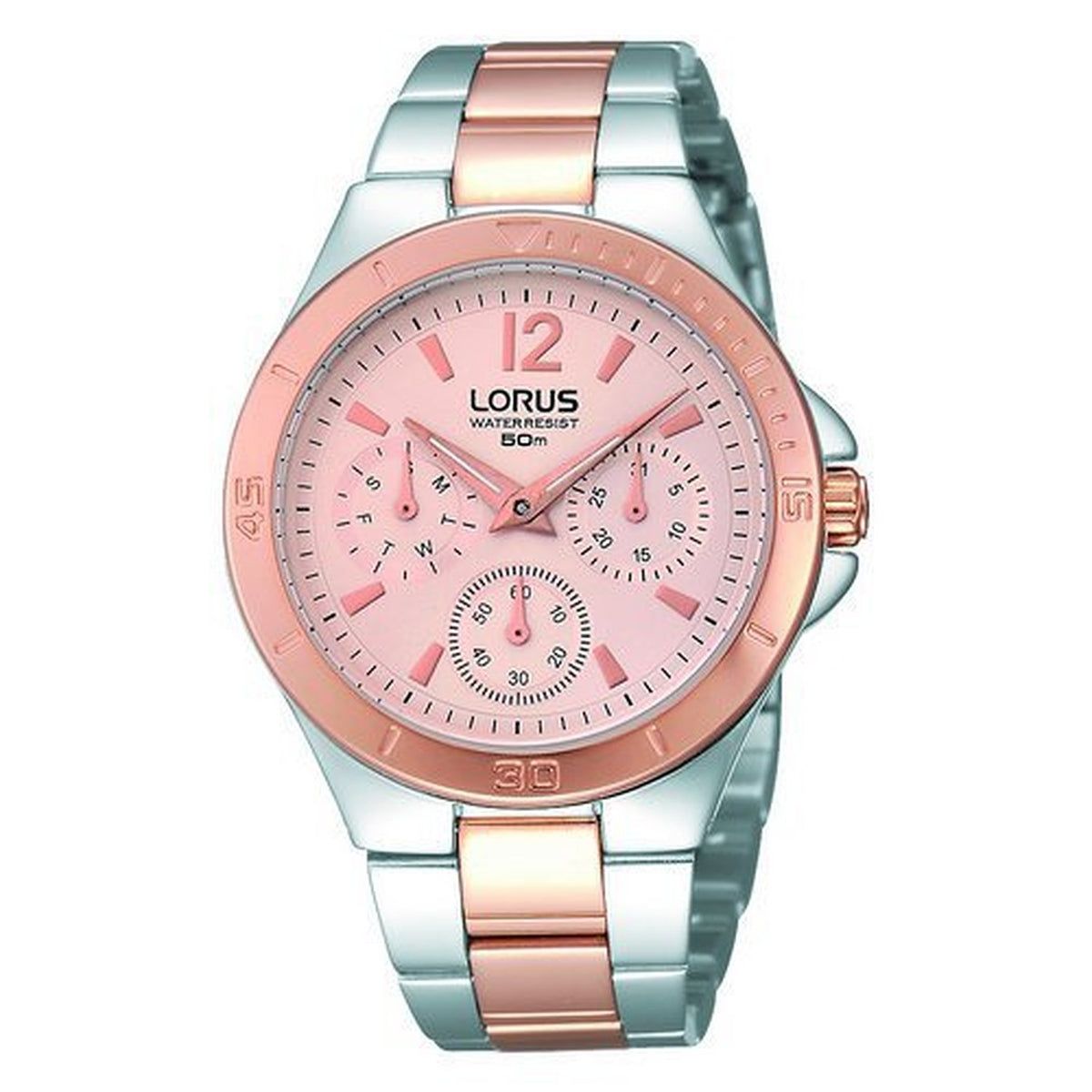 Lorus Ladies Two Tone Rose Chronograph RP614BX9
