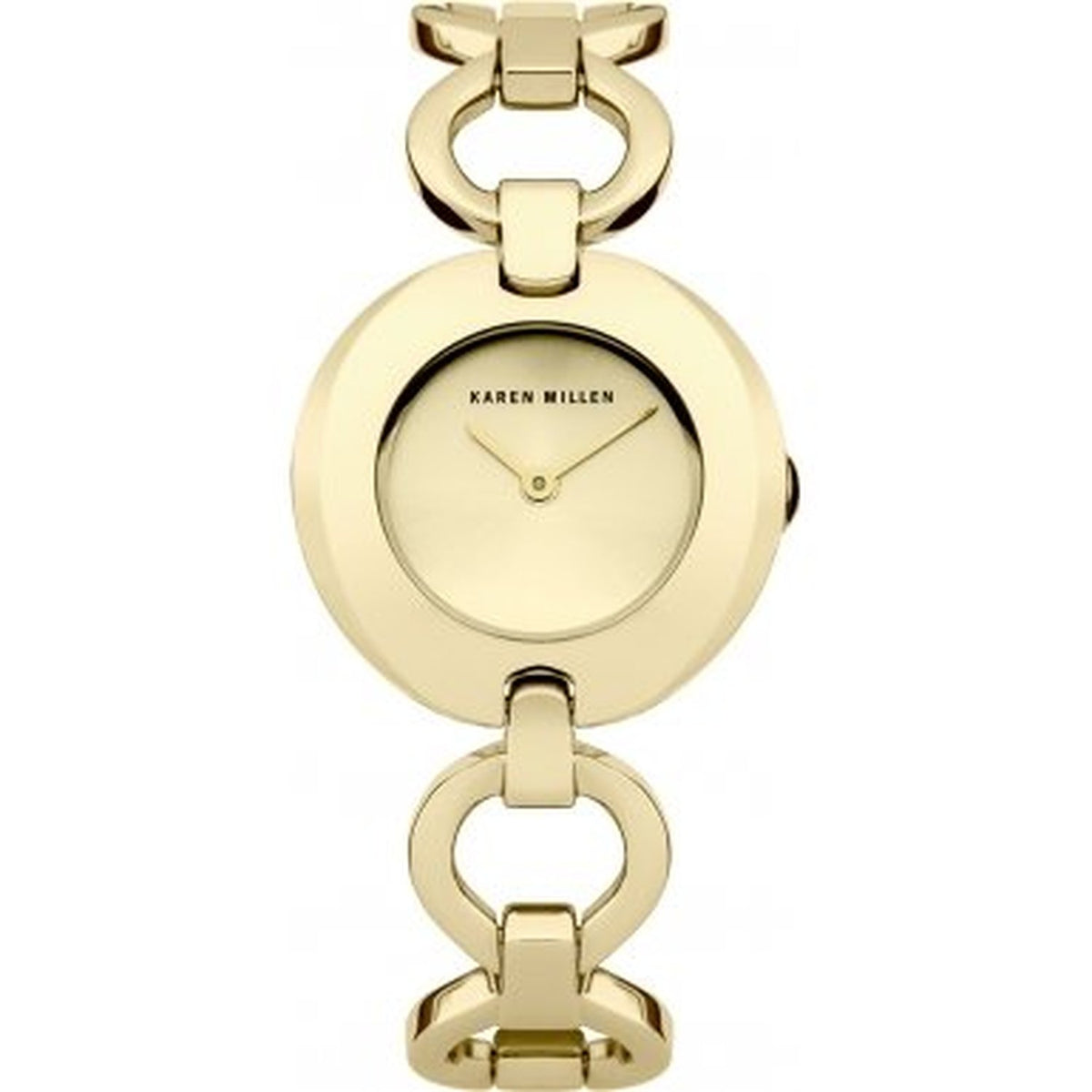 Karen Millen Ladies Gold Watch KM136GM