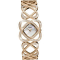 Sekonda Seksy Crystal Hearts Ladies Watch with Rose Gold Stone Set Bracelet 4229