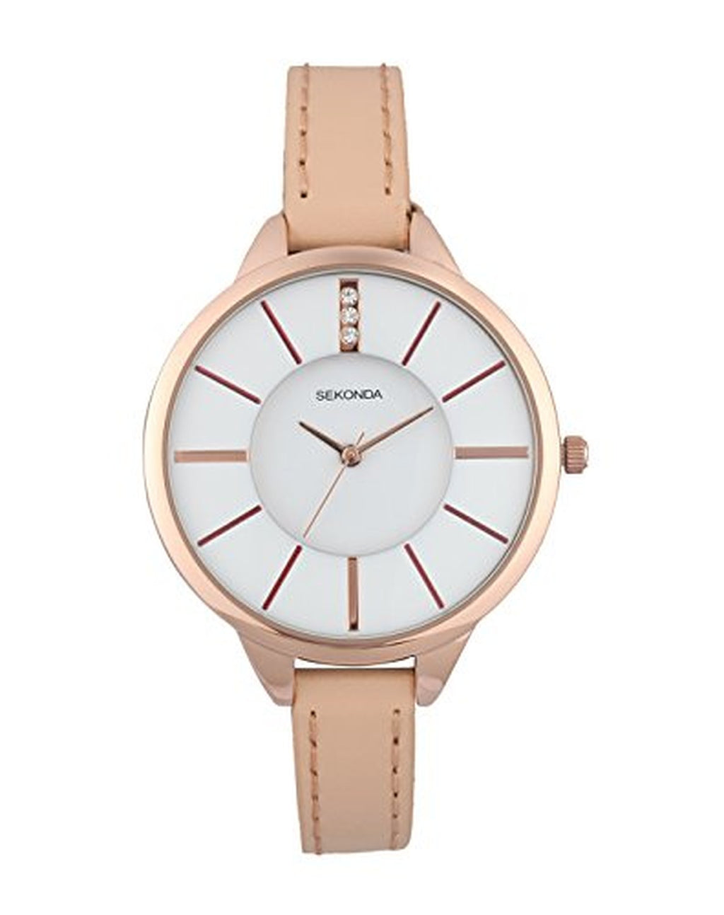 Sekonda Editions White Stone Set Dial Ladies Watch 2013