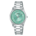 Lorus Ladies Watch with Mint Green Dial and Silver Bracelet RG247XX9