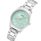 Lorus Ladies Watch with Mint Green Dial and Silver Bracelet RG247XX9