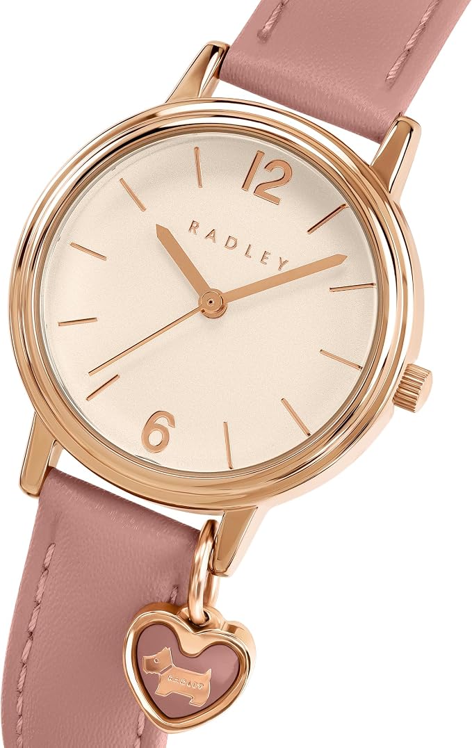 RADLEY Ladies Watch with White Dial and Pink Leather Strap RY22000A