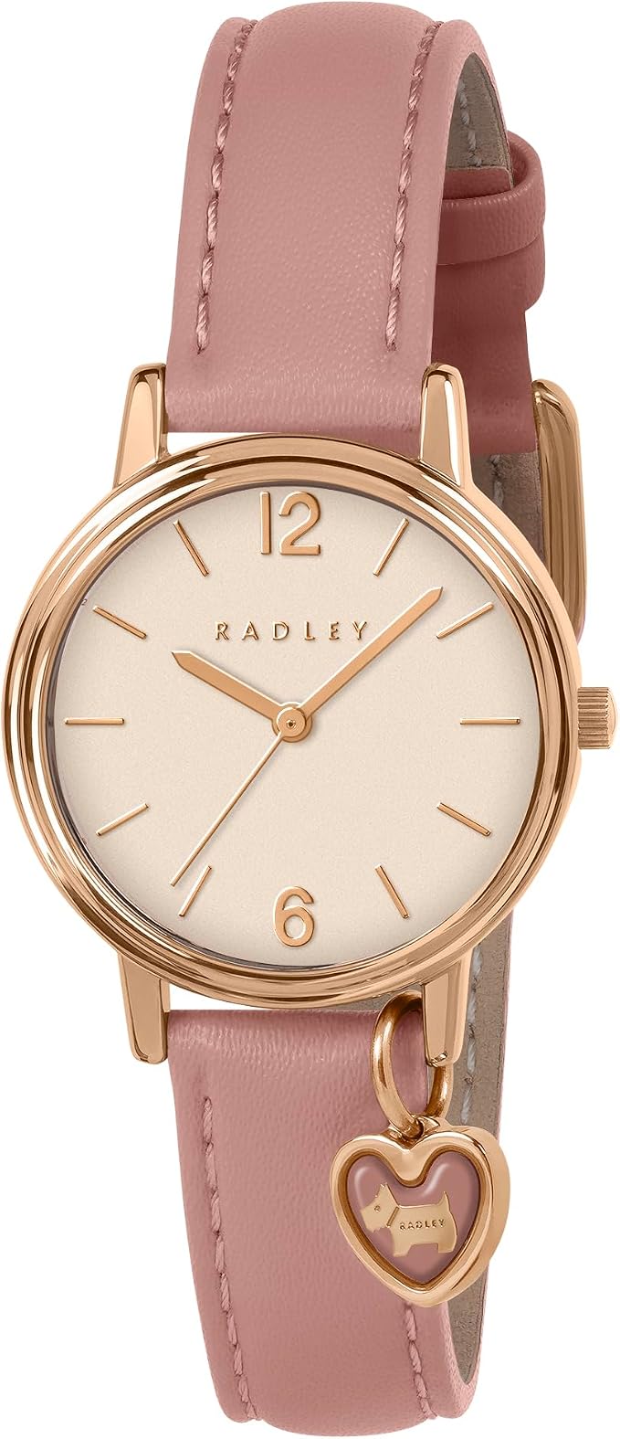 RADLEY Ladies Watch with White Dial and Pink Leather Strap RY22000A
