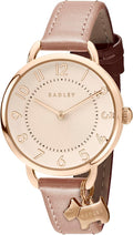 RADLEY Ladies Watch with Rose Gold Dial and Pink Leather Strap RY22072A