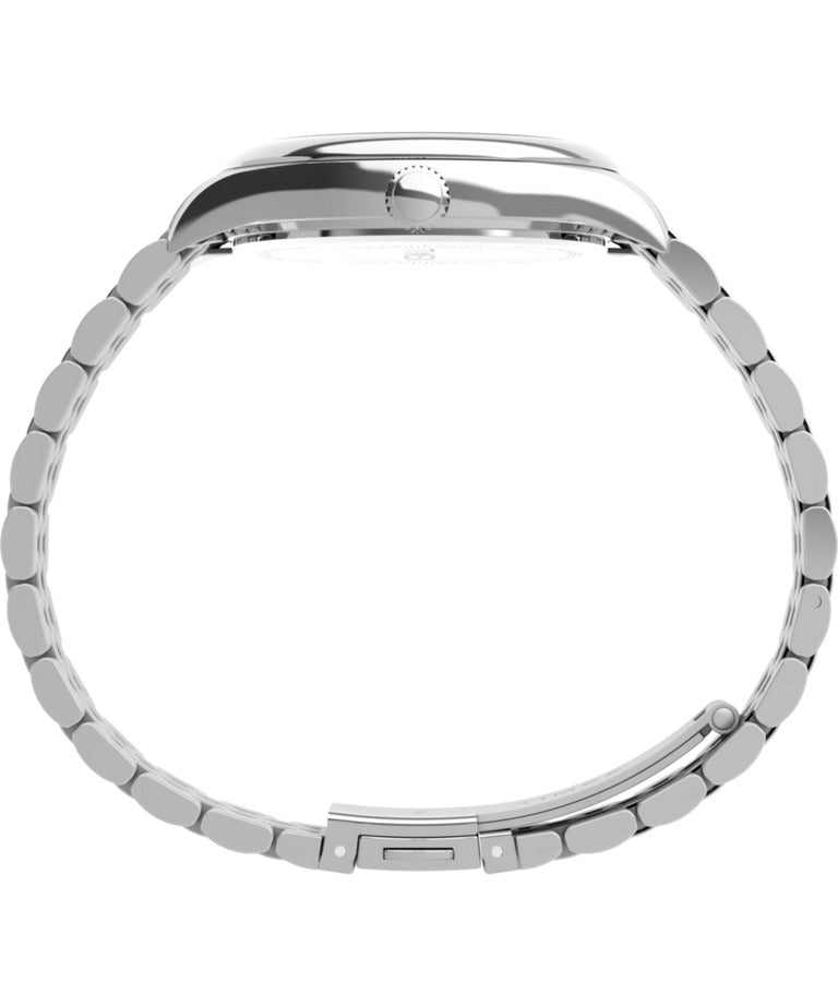 Timex Ladies Watch with Blue Dial and Silver Strap TW2V68400