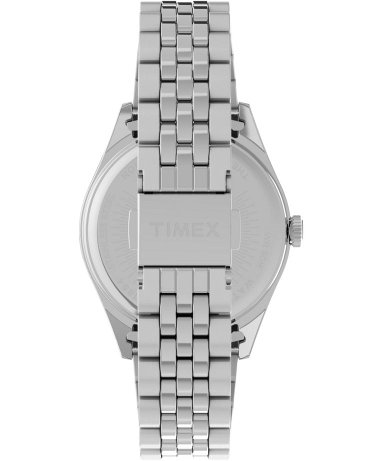 Timex Ladies Watch with Blue Dial and Silver Strap TW2V68400
