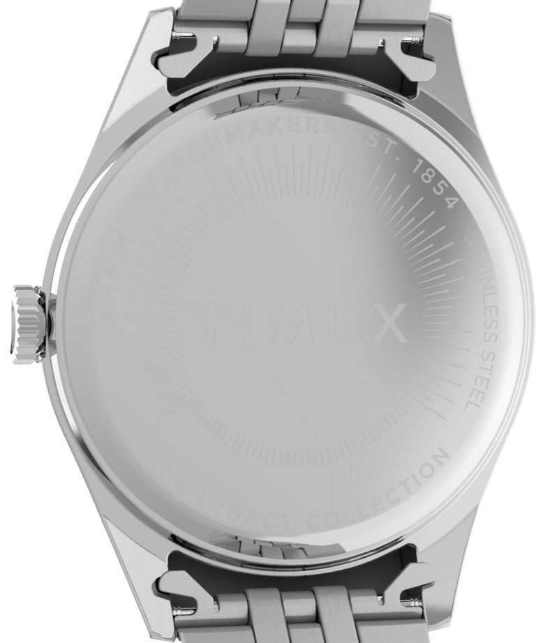 Timex Ladies Watch with Blue Dial and Silver Strap TW2V68400