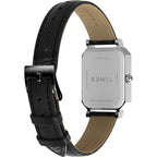 Timex Ladies Watch with Silver Dial and Black Strap TW2Y00800