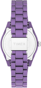 Timex Trend Ladies Watch with Purple Dial and Purple Strap TW2Y04800