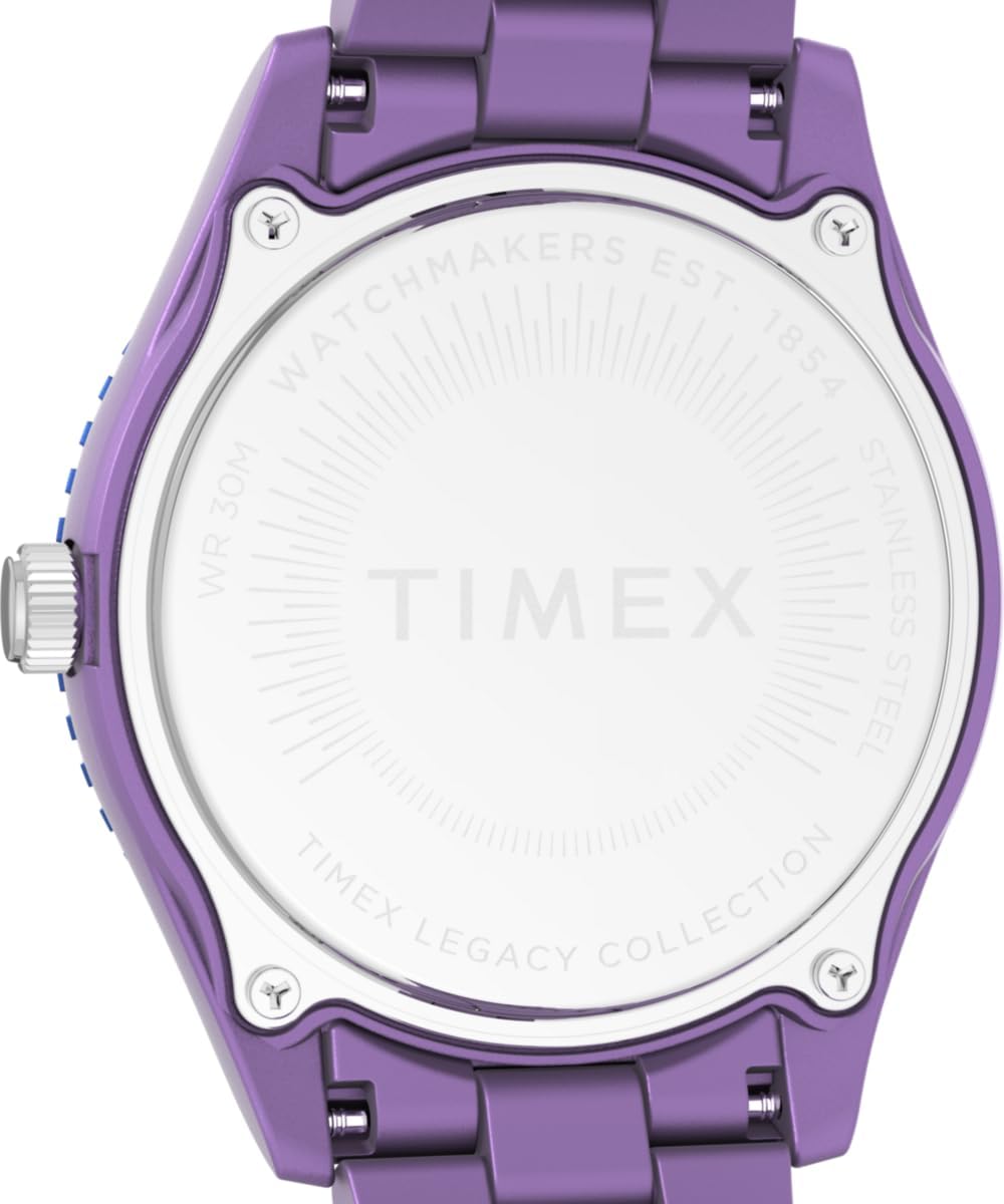 Timex Trend Ladies Watch with Purple Dial and Purple Strap TW2Y04800
