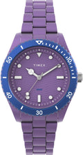 Timex Trend Ladies Watch with Purple Dial and Purple Strap TW2Y04800
