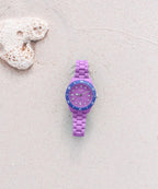 Timex Trend Ladies Watch with Purple Dial and Purple Strap TW2Y04800
