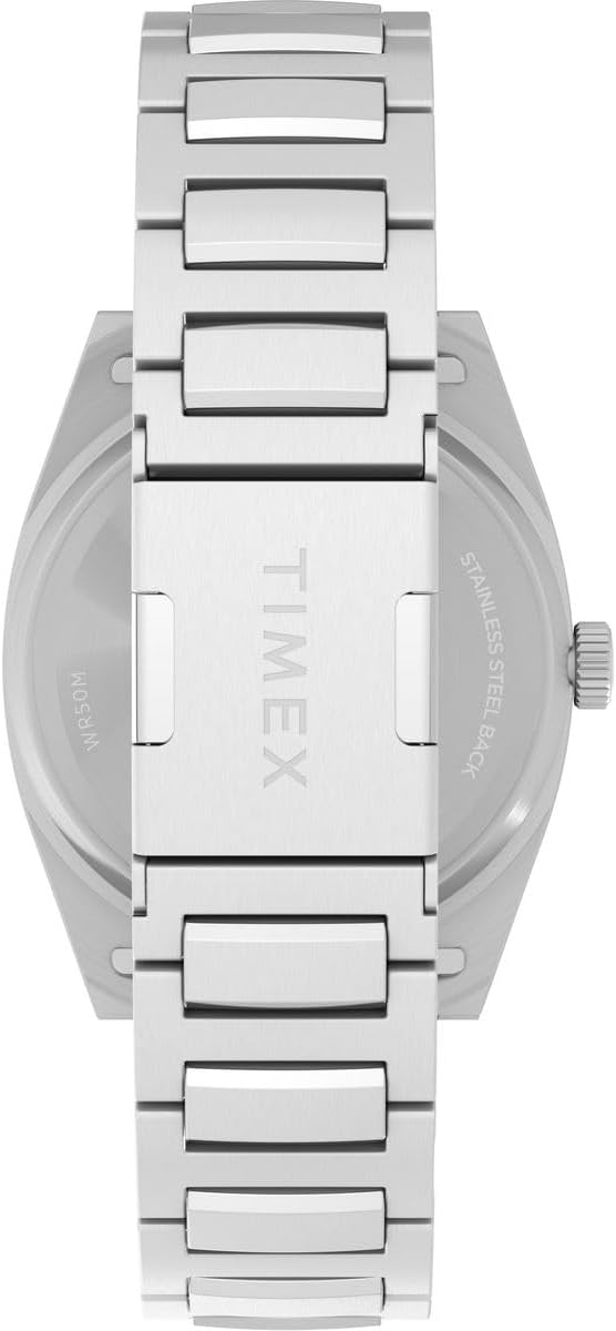 Timex Expedition Mens Watch with Black Dial and Silver Bracelet TW2Y18300