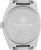 Timex Expedition Mens Watch with Black Dial and Silver Bracelet TW2Y18300