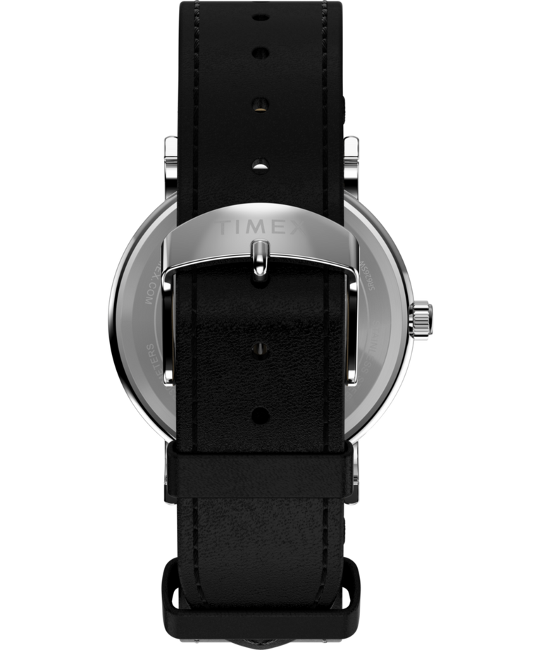 Timex Peanuts Mens Watch with White Dial and Black Strap TW2Y31000