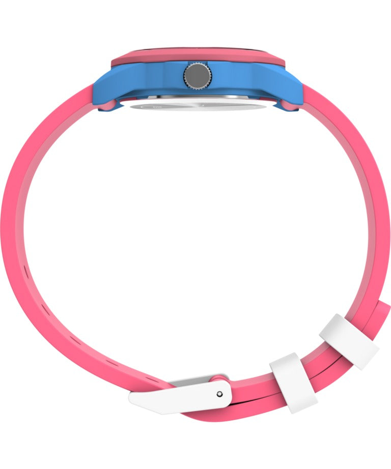 Timex Kids Time Teacher Watch with White Dial and Pink Strap TW2Y59700