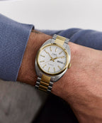 Timex Marlin Men's Automatic Watch with Silver Dial and Two-Tone Strap TW2Y65100