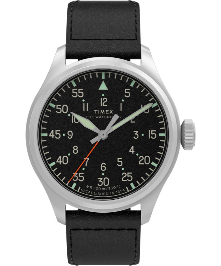 Timex Mens Watch with Black Dial and Black Strap TW2Y70400