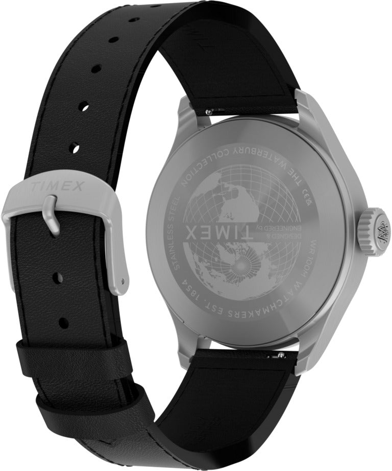 Timex Mens Watch with Black Dial and Black Strap TW2Y70400