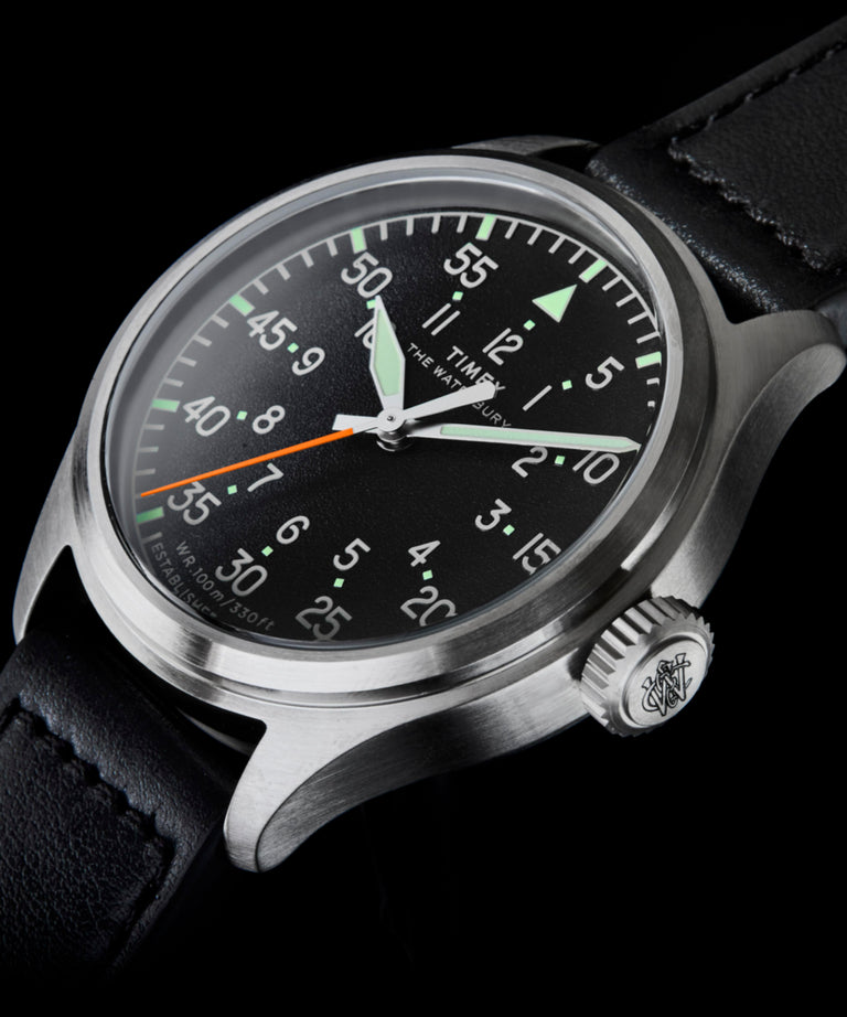 Timex Mens Watch with Black Dial and Black Strap TW2Y70400