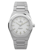 Timex Ladies Watch with Silver Dial and Silver Strap TW2Y81800