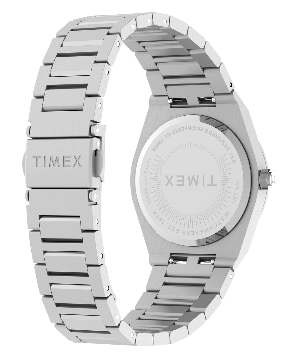 Timex Ladies Watch with Silver Dial and Silver Strap TW2Y81800