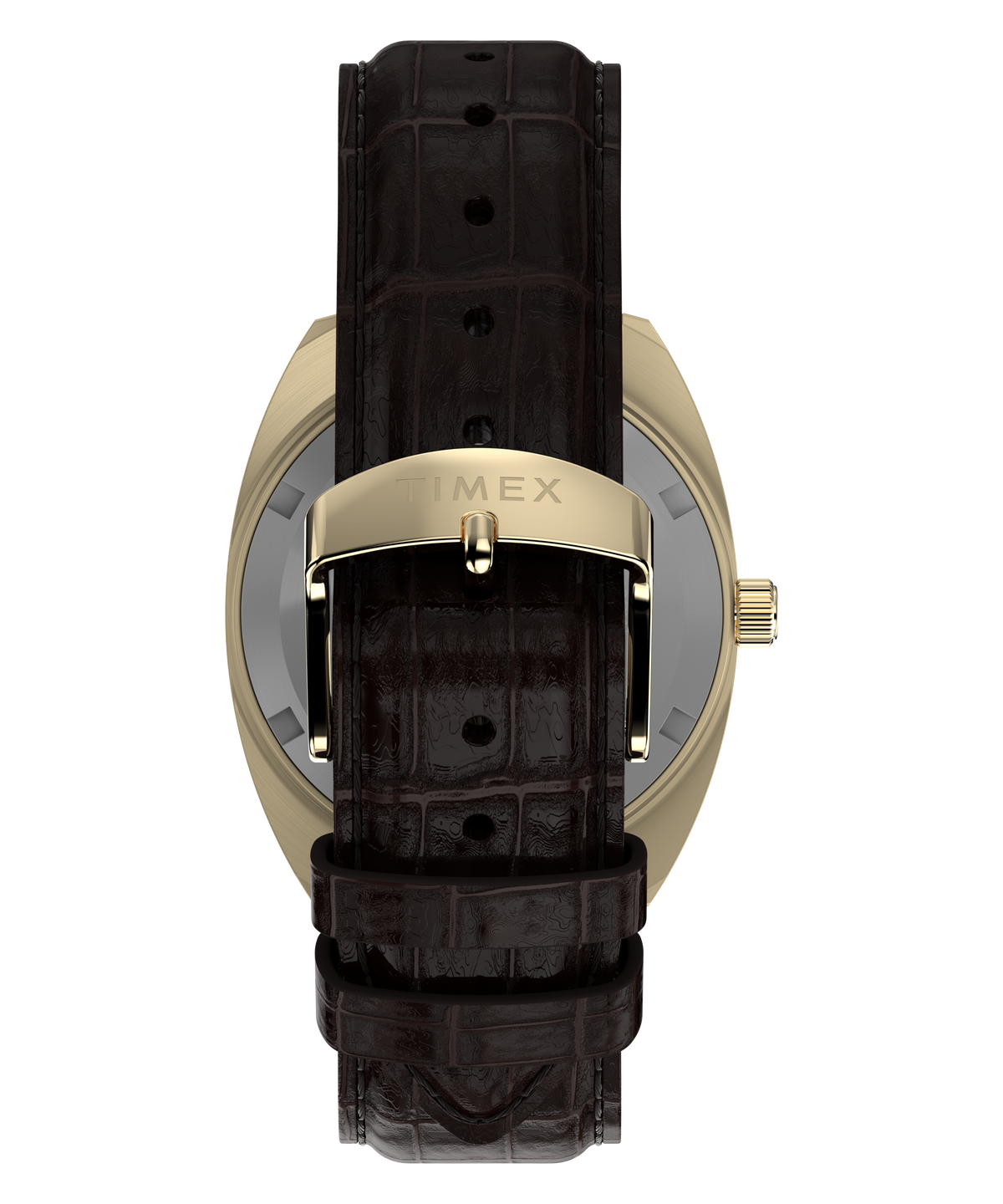 Timex Lab Mens Watch with Black Dial and Brown Strap TW2Y82100