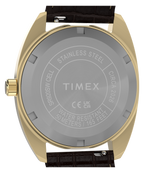 Timex Lab Mens Watch with Black Dial and Brown Strap TW2Y82100