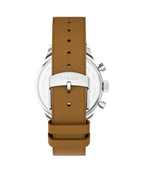 Timex Mens Watch with Cream Dial and Brown Strap TW2Y85000