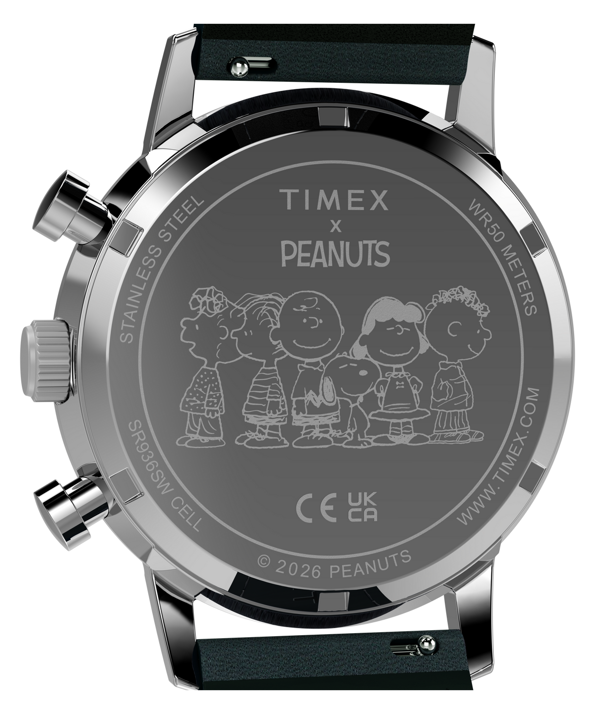 Timex Peanuts Mens Chronograph Watch with Blue Dial and Blue Strap TW2Y85300
