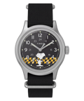 Timex Peanuts Mens Watch with Black Dial and Black Strap TW2Y85400
